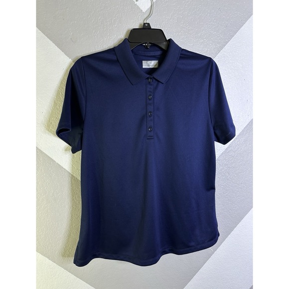 Callaway Tops - Callaway Womens SWING TECH Solid Knit Navy Polo Peacoat Size Large - OPTI DRI